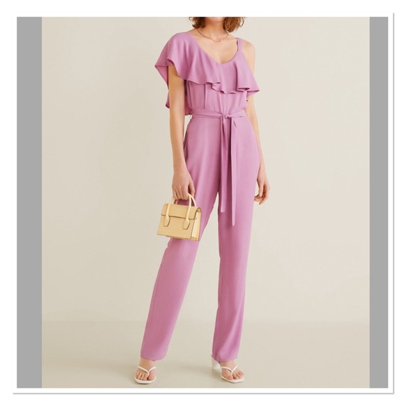 Asymmetric belted jumpsuit bloggers favorite - Picture 1 of 15